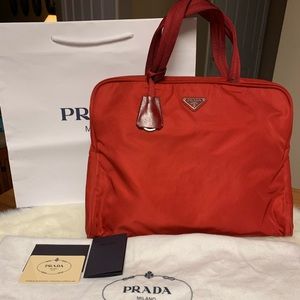 Authentic Prada Handbag Red